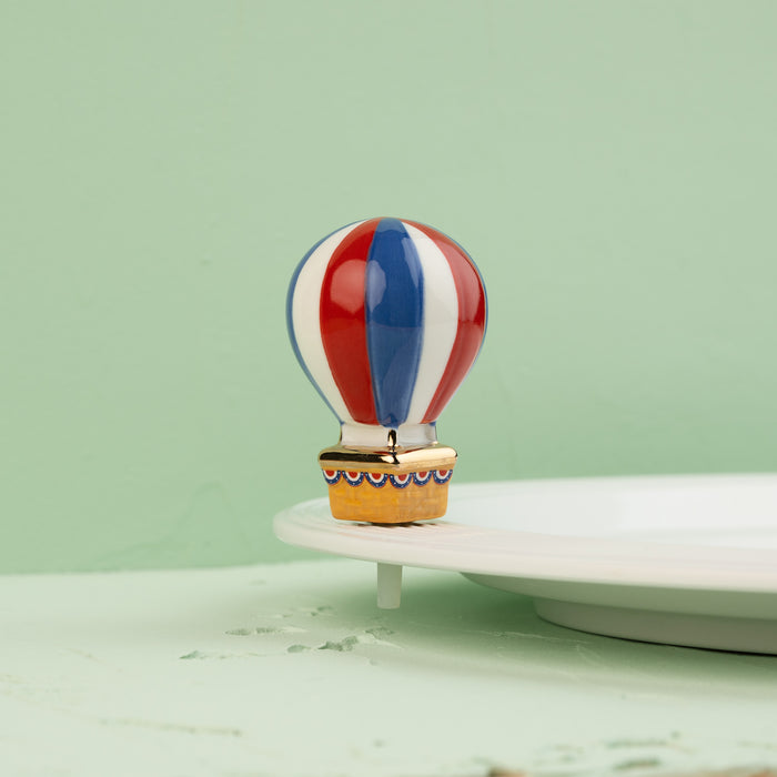 Hot Air Balloon - Red, White & Blue