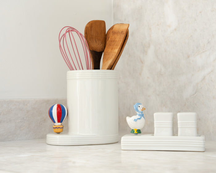 Hot Air Balloon - Red, White & Blue