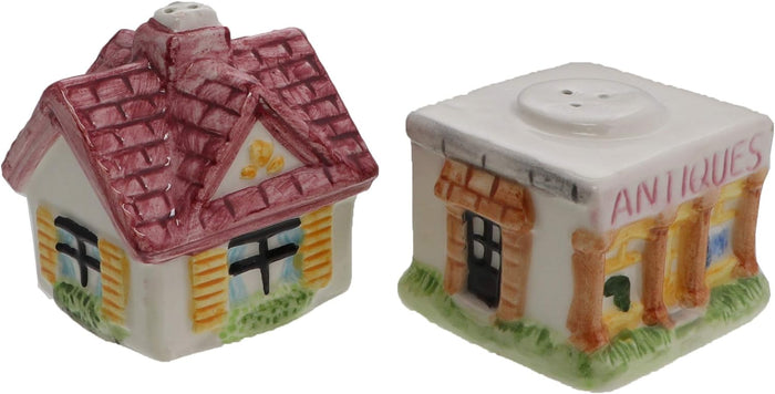 Novelty Antique Store Ceramic Salt & Pepper Shakers