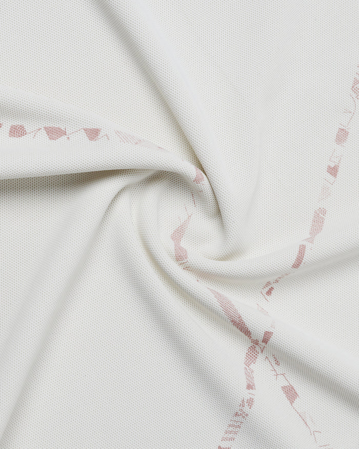 Off White TechPro Printed Polo - Cedric