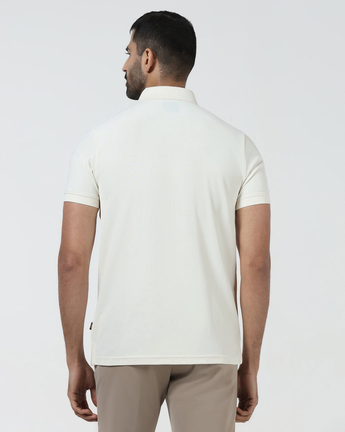 Off White TechPro Printed Polo - Snape