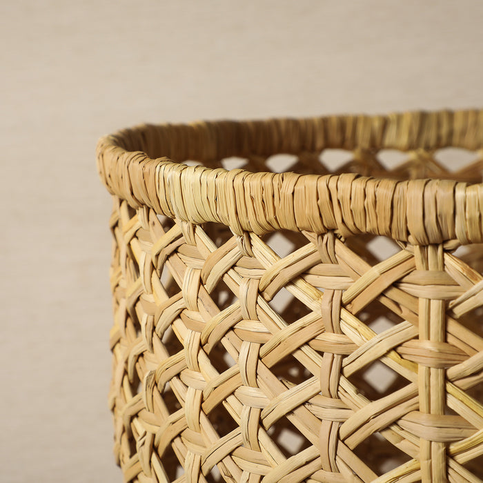 Open weave Junco fiber bowl