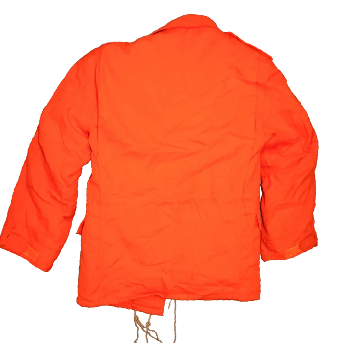 Orange M65 Field Jacket with Liner - Small - Army & Outdoors - Field Jackets