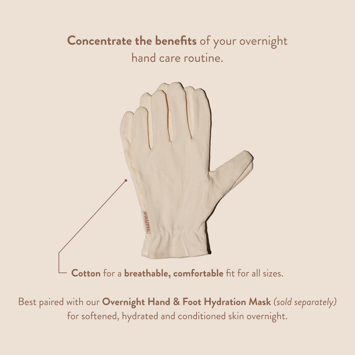 Organic Cotton Overnight Gloves