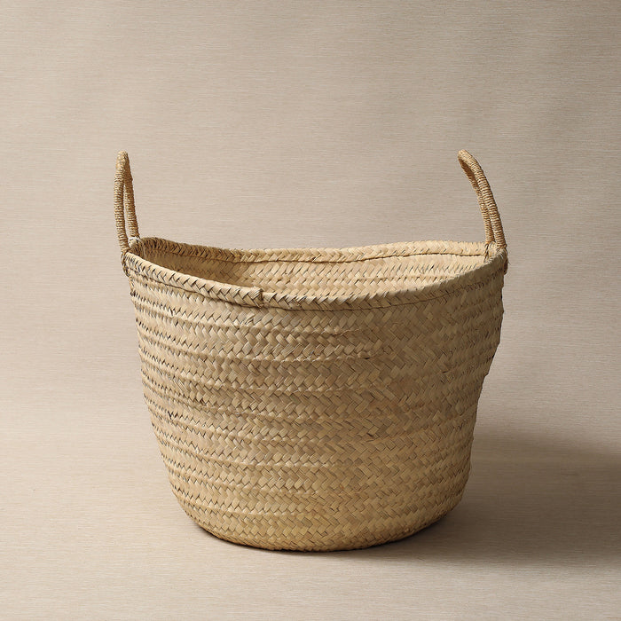 Oversized palm tote