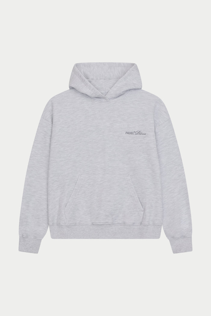 PADEL & PALOMAS OVERSIZED HOODIE - GREY MARL