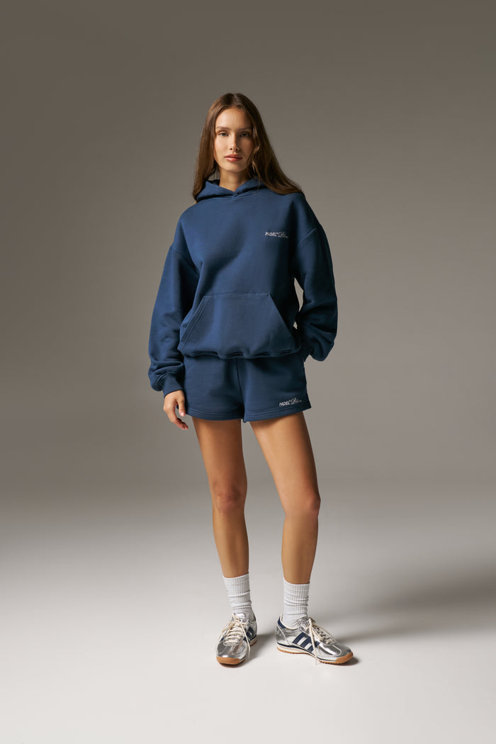PADEL & PALOMAS OVERSIZED HOODIE - NAVY