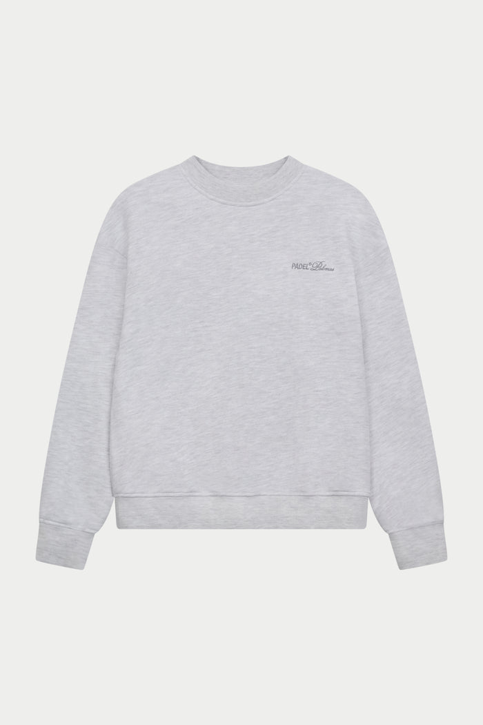 PADEL & PALOMAS SWEATSHIRT - GREY MARL