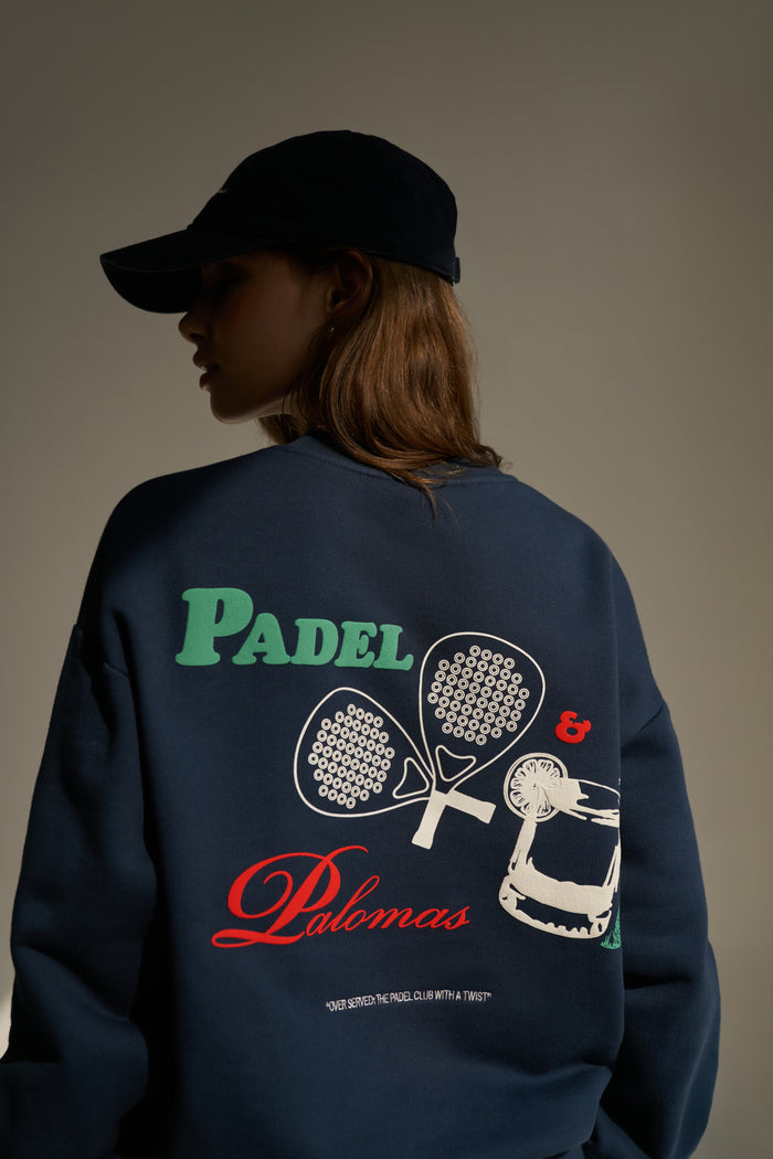 PADEL & PALOMAS SWEATSHIRT - NAVY