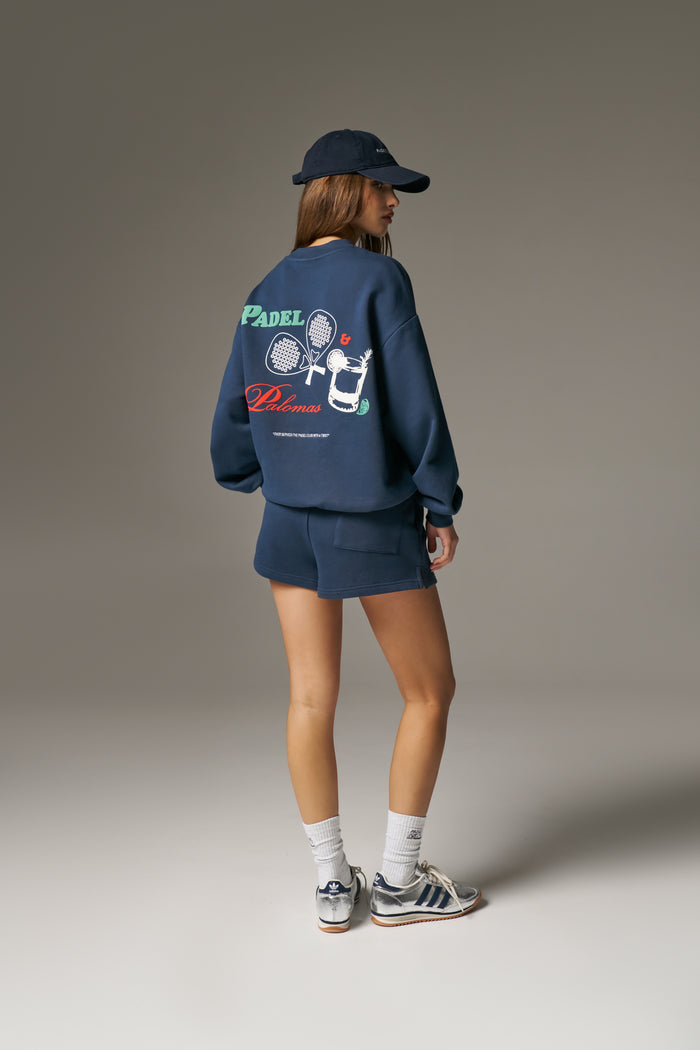PADEL & PALOMAS SWEATSHIRT - NAVY