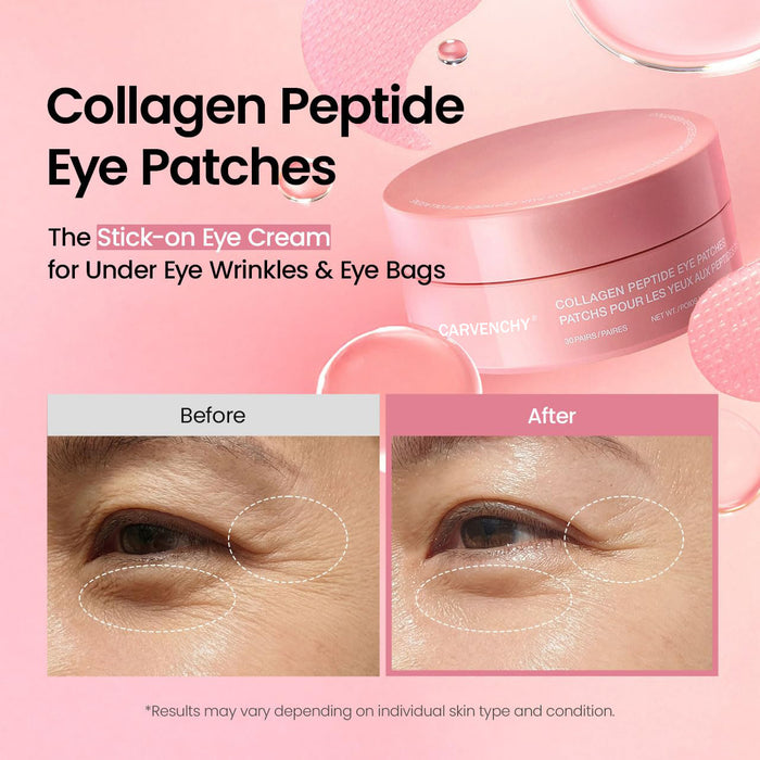 PDRN Collagen Peptide Eye patches Hydrogel Under - 30 Pairs EELHOE COSMETICS