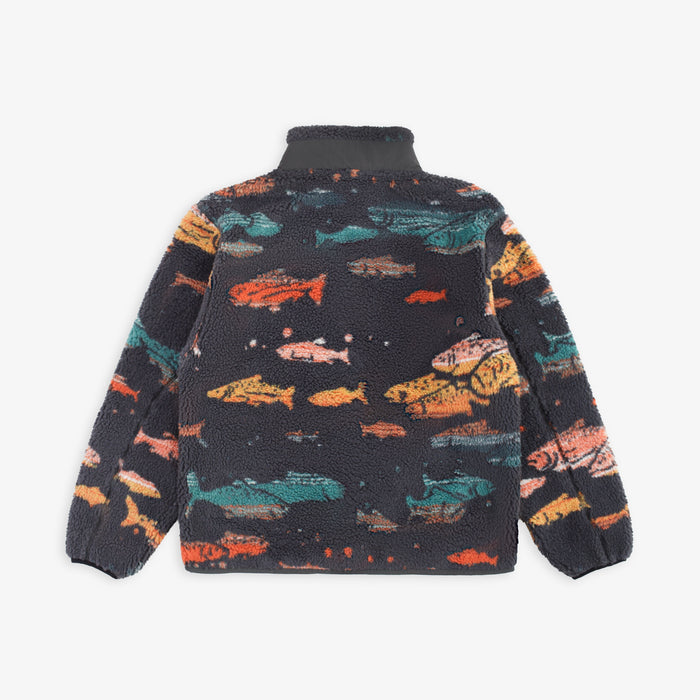 Pendleton Jacquard Sherpa Fleece - Salmon Falls Scenic