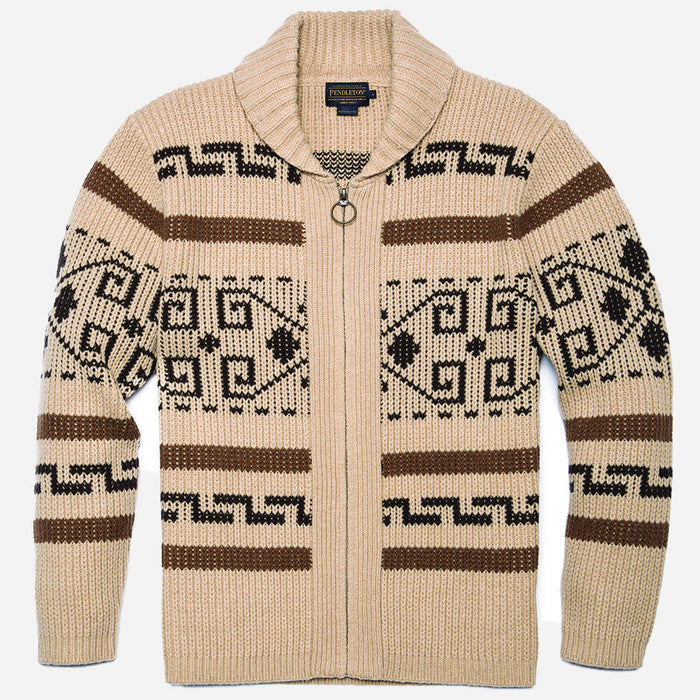Pendleton Original Westerley Sweater - Tan Brown