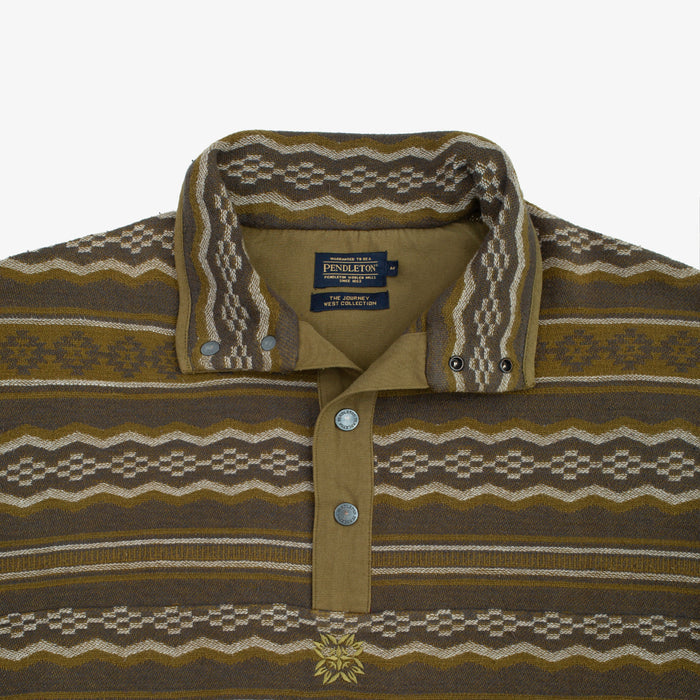 Pendleton Popover Snap Jacket - Dark Green Crown Point