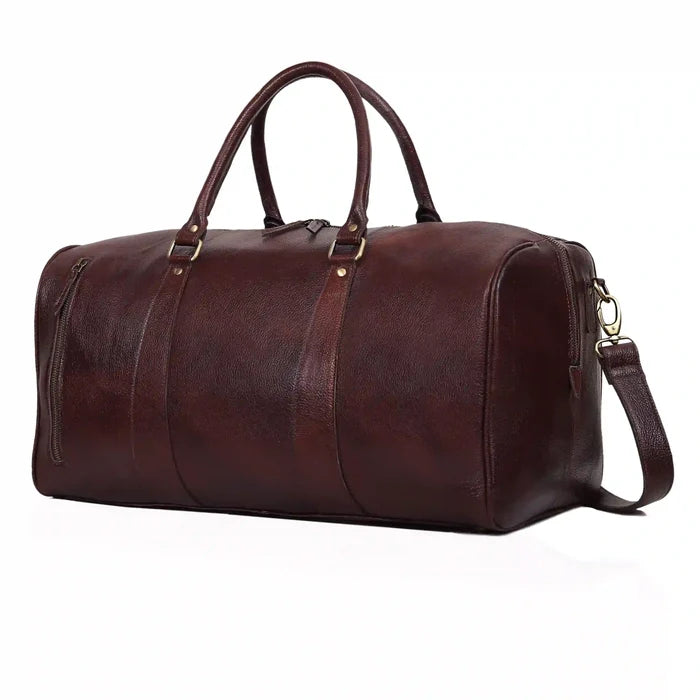 PENNSYLVANIA LEATHER DUFFEL WEEKENDER BAG