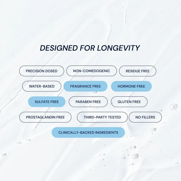List of product features designed for longevity on a light background