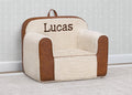 Cream Sherpa with Brown Leather (5047)