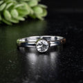 Phenakite Ring 4.5mm 0.37 ct Size 8 - InnerVision Crystals