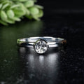 Phenakite Ring 4.5mm 0.38 ct Size 8 - InnerVision Crystals