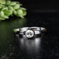 Phenakite Ring 4.5mm 0.39 ct Size 9 - InnerVision Crystals