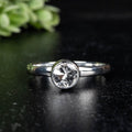 Phenakite Ring 6mm 0.73 ct Size 8 - InnerVision Crystals