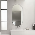 Pill Oval 450 x 900 Polished Edge Mirror - Acqua Bathrooms