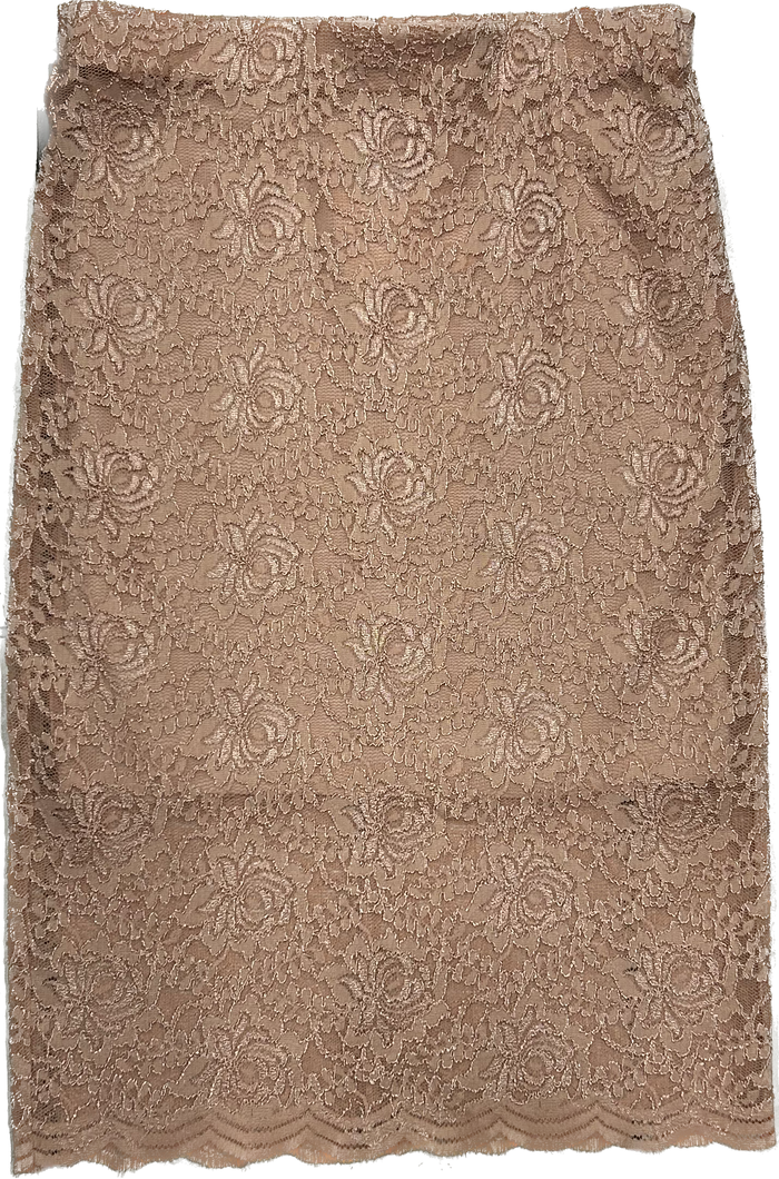 Pink Lace Maxi Skirt