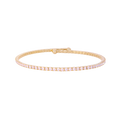 Pink Opal Classic Crystal Bangle