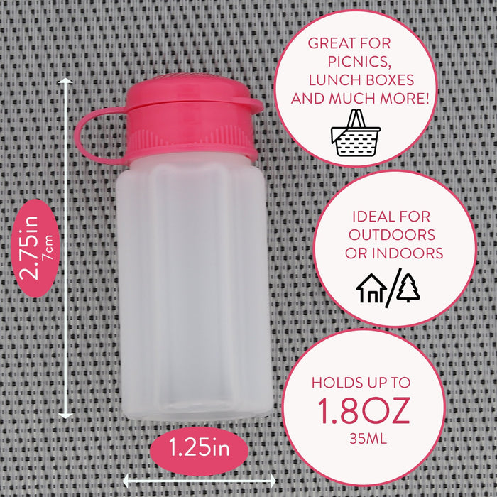 plastic salt and pepper shakers