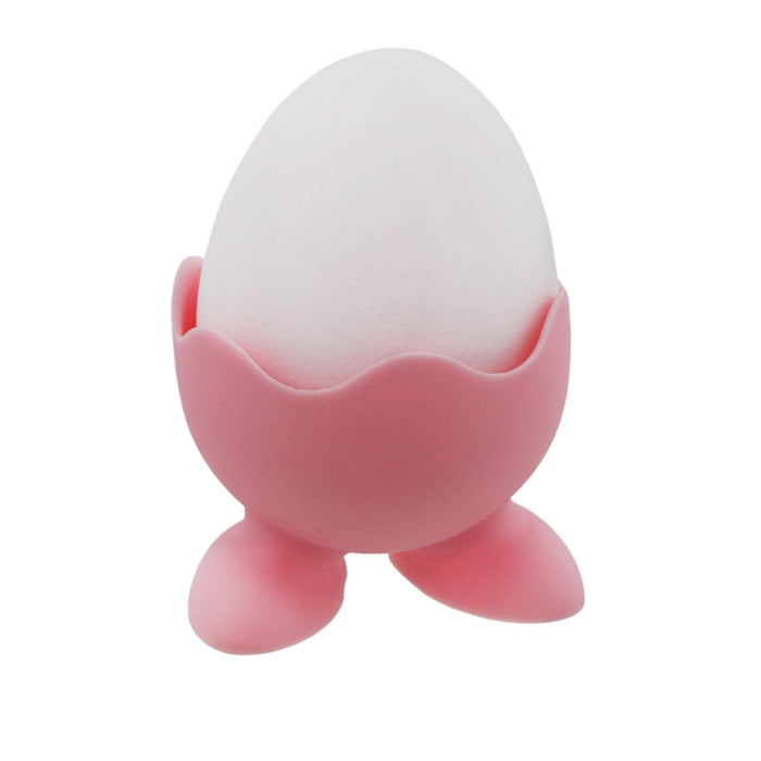 pink silicone egg cups