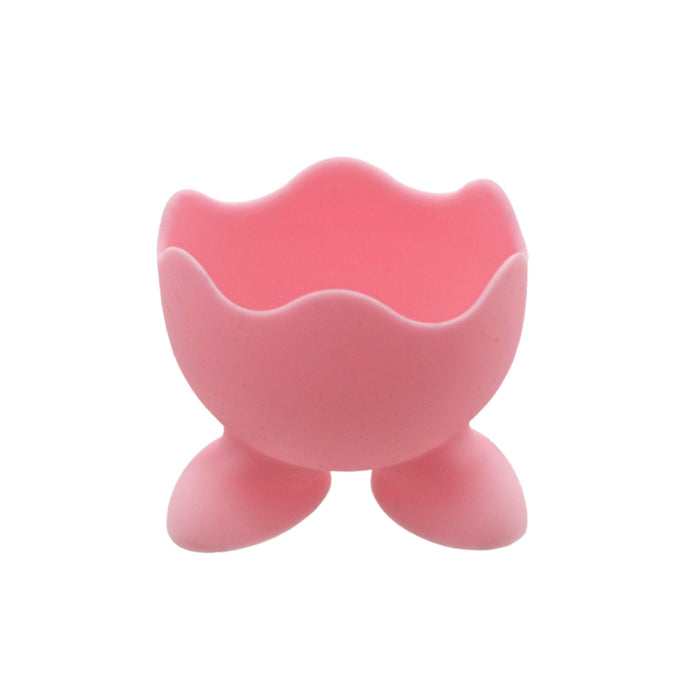 pink egg cups
