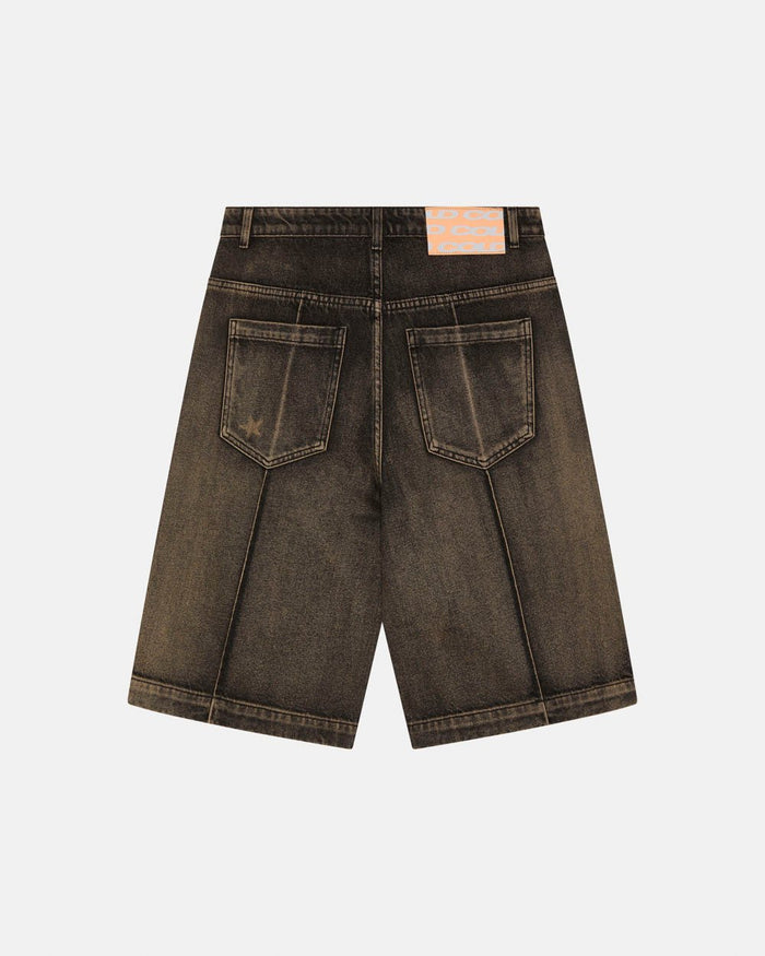 PINTUCK SHORTS BROWN - COLD CULTURE