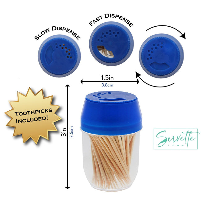 Plastic Toothpick Dispenser - Set of 2