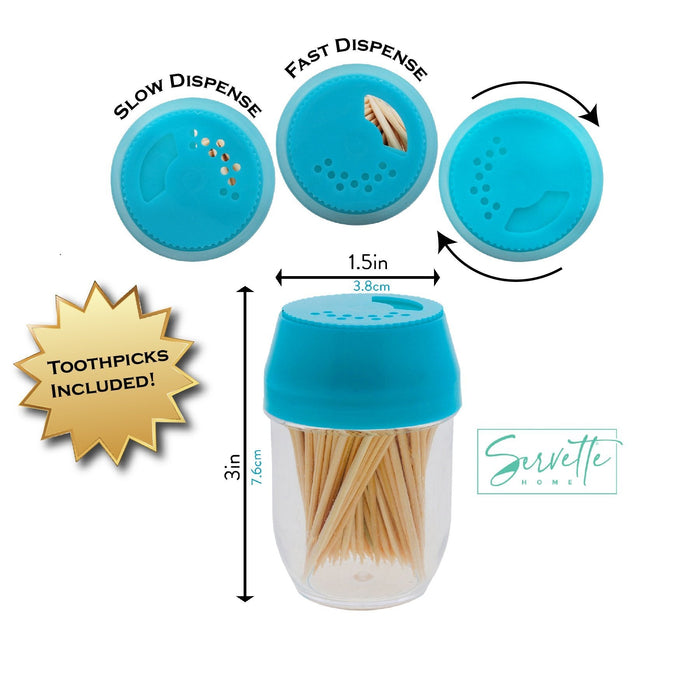 Plastic Toothpick Dispenser - Set of 2