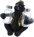 Polyresin Hunting Dog Salt and Pepper Holder