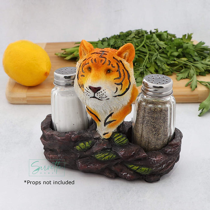 Polyresin Small Tiger Salt & Pepper Holder