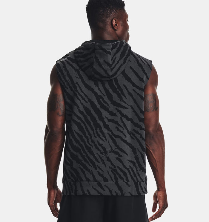 Project Rock Rival Fleece Printed Men's Sleeveless Full-Zip 1377444-001