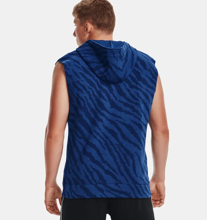 Project Rock Rival Fleece Printed Men's Sleeveless Full-Zip 1377444-471
