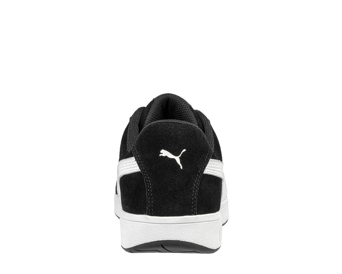 PUMA WOMENS ICONIC SUEDE BLACK LOW ASTM EH Safety Shoe #640115