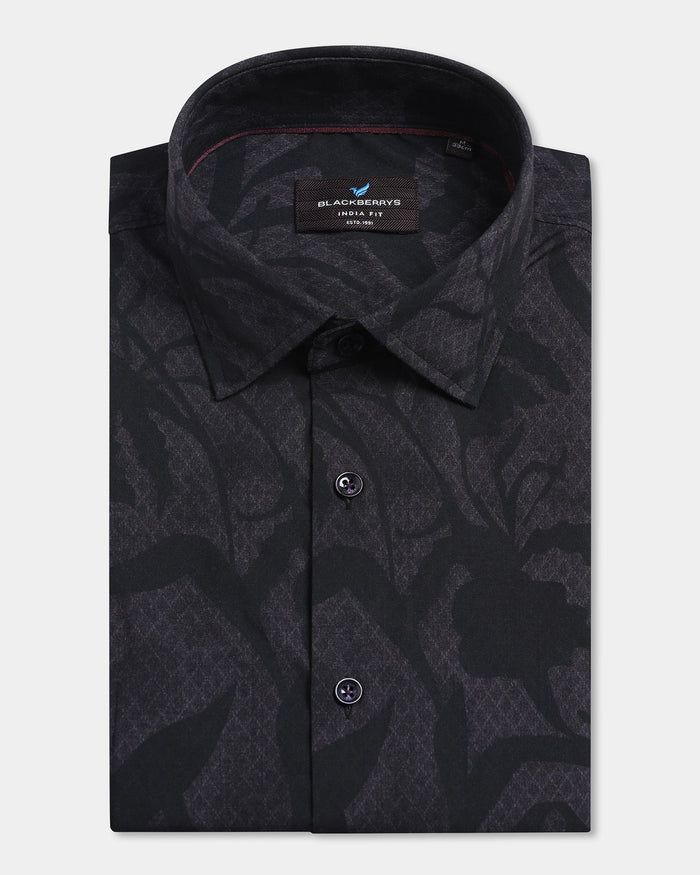 Purple Printed Shirt - Tropika