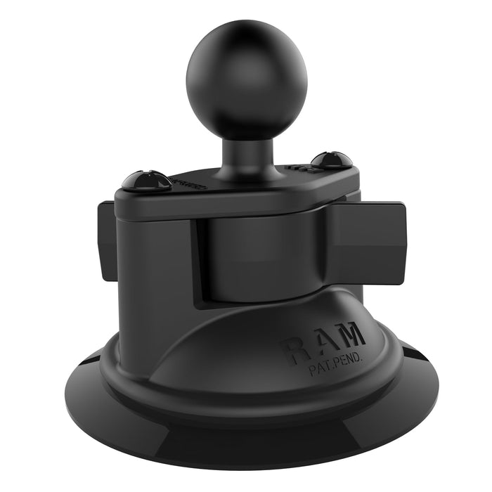 RAM 3.3" Suction Cup Mount: Consists of a 3