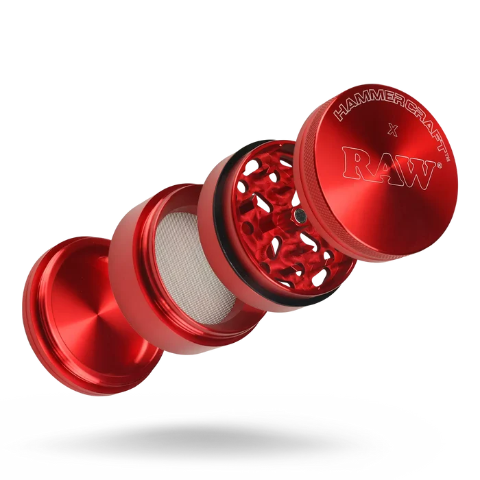RAW x Hammer Craft  2.5" 4 Piece Grinder
