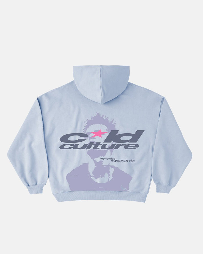REBEL HOODIE SHADY BLUE - COLD CULTURE