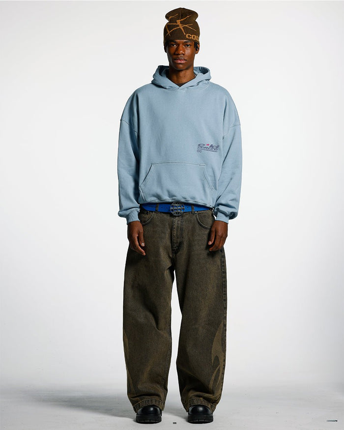 REBEL HOODIE SHADY BLUE - COLD CULTURE