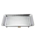 Rectangle Stainless Steel Tea Tray / Saucer / Board with Water Tank and Water Outlet 3 Variations - King Tea Mall