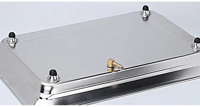 Rectangle Stainless Steel Tea Tray / Saucer / Board with Water Tank and Water Outlet 3 Variations - King Tea Mall