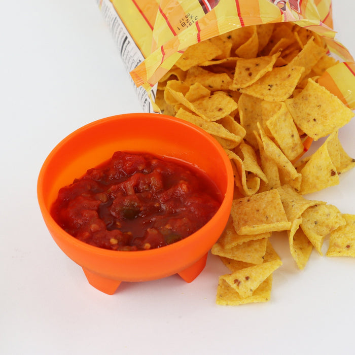 orange salsa bowls