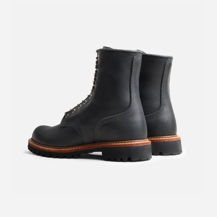 Red Wing 4501 8-Inch Logger Boots - Black Oil Slick