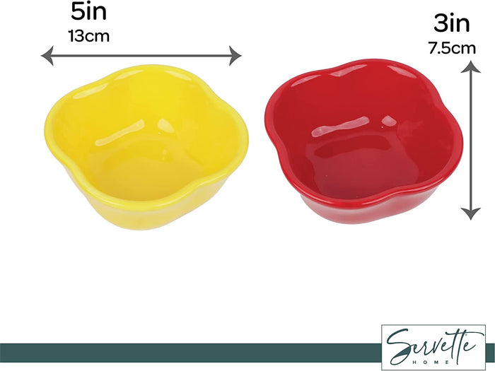Red & Yellow Pepper Condiment Tray