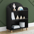 W182180 1482 Reese Bookcase Ebony wNatural Lifestyle 101